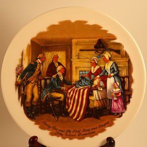 Betsy Ross Flag Decorative Plate